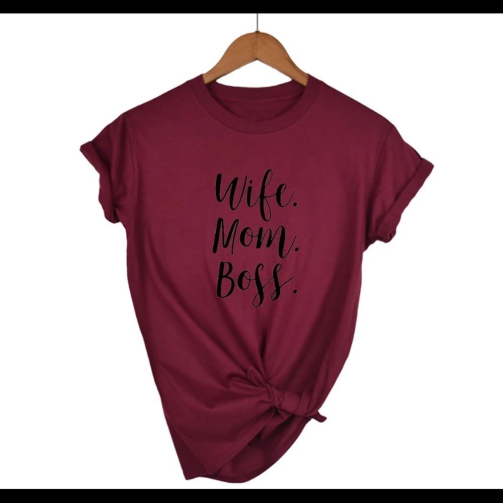 Wife Mom Boss T-shirt